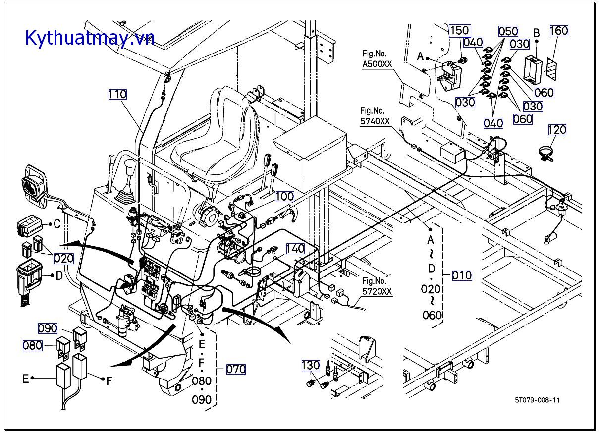 Bộ dây điện thân nhỏ hơn 507066